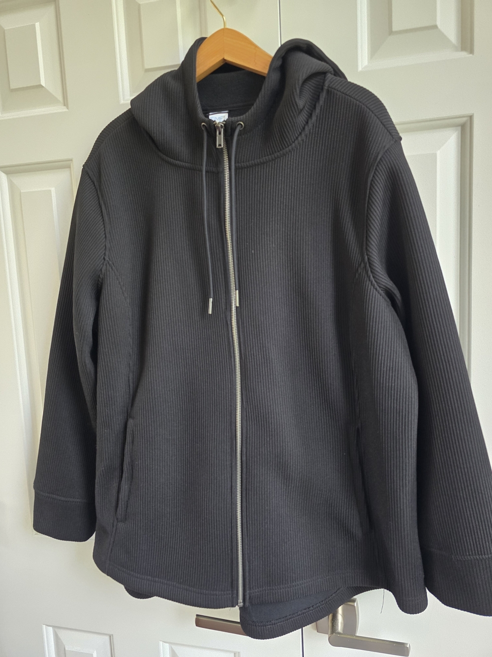 Time And Tru Full Zip Ottoman Knit Hoodie